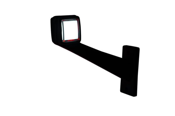 LED breedtelamp rechts rood-wit 12-24v 50cm kabel - Afbeelding 1