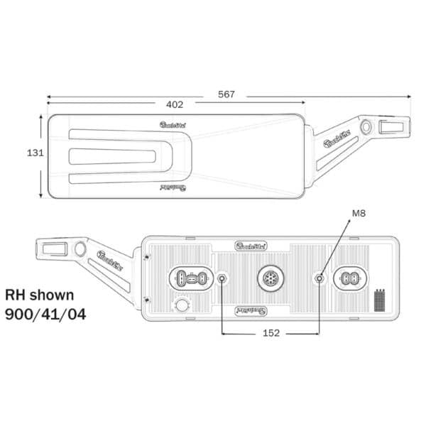 Truck-Lite M900 achterlicht links 7-PIN (TL)+ 5xSS & breedtelamp 24v - Afbeelding 2