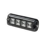 LED R10 Flitser 4-LED rood 12-24v 200cm kabel - Afbeelding 2