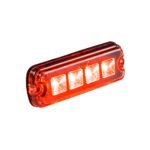 LED R10 Flitser 4-LED rood 12-24v 200cm kabel - Afbeelding 4
