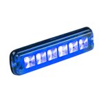 LED R10 Flitser 6-LED blauw 12-24v 200cm kabel - Afbeelding 4