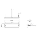 LED R10 Flitser 6-LED rood 12-24v 200cm kabel - Afbeelding 9