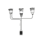 Frontkabel 15P | 24N | 24S, 150cm kabel met 15P Bajonet - Afbeelding 2