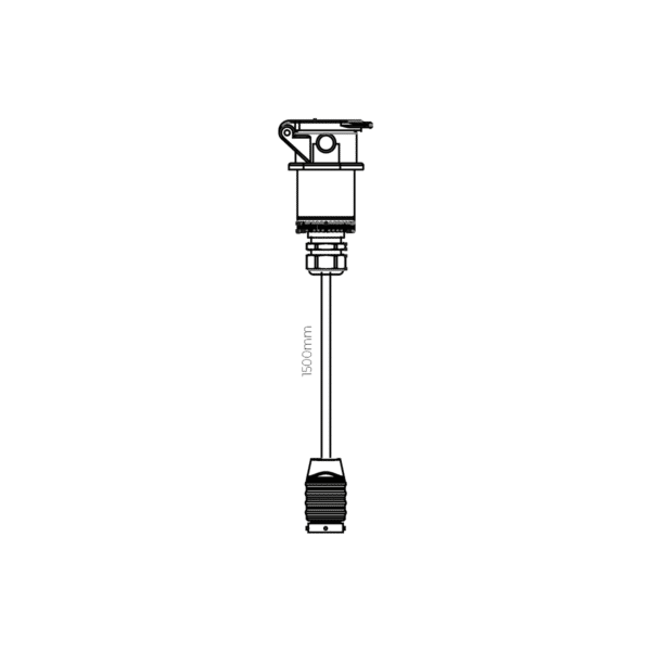 Frontkabel 15P, 150cm kabel met 15P Bajonet - Afbeelding 5