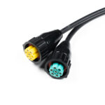 Achterlichtkabel 15P baj. naar 2x 7-PIN's AMP excl. zij-kabe - Afbeelding 4