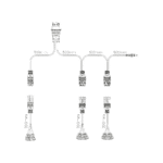 Y-kabel tbv 3 achterlichten (schuifconn.) incl. zijkabel - Afbeelding 2