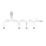 Y-kabel tbv 4 achterlichten (5-PIN) incl. zijkabel - Afbeelding 5