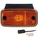 LED markeringslicht amber | 12-36v | 1,5mm². connector | M10MV-670A