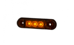 LED markeringslicht amber met beugel | 12-24v | 50cm. kabel | MV-4300A - Afbeelding 4