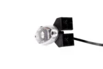 LED markeringslicht + steun ovaal wit 12-24v 50cm kabel | MV-5890W - Afbeelding 2
