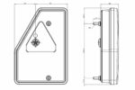 Links | LED achterlicht | driehoek model | 12v | 6-functie | 6-PIN | VC-3301B6 - Afbeelding 6