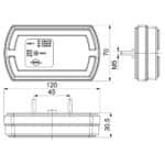 LED neon achterlicht compact | 12-24v | 1m. kabel | VC-4100 - Afbeelding 11
