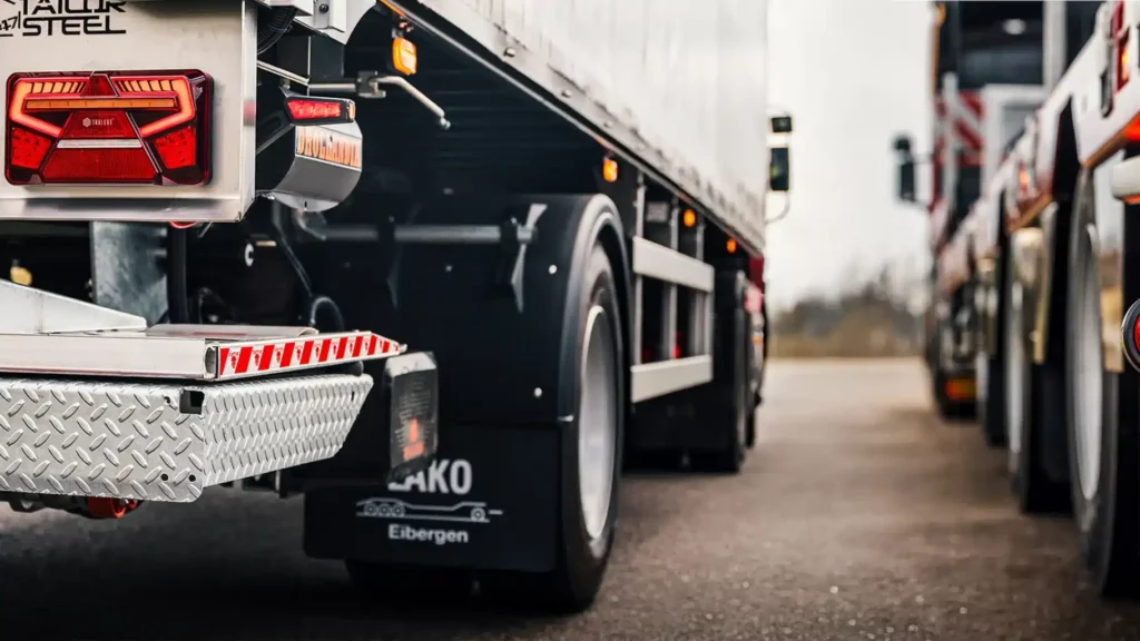 Trailers opleggers achterzijde