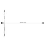 Hoofdkabel 10m | incl zij-kabel | 15-aderig | 2x 15P Bajonet - Afbeelding 2