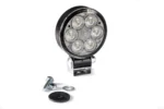LED werklamp rond | 1600lm | 12W | 1,5m. kabel | 12-24v - Afbeelding 2